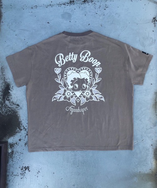 FIG&VIPER（フィグアンドバイパー）の「BettyコラボBIG-T（Tシャツ/カットソー・レディース・ホワイト/ブラック/グレー/ピンク・FREE）」の10枚目の写真