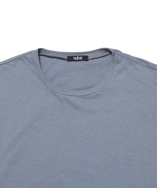 ADAM ET ROPE'(アダムエロペ)の「【YLEVE 】ORGANIC COTTON BREND JERSEY TOPS(Tシャツ)(Tシャツ/カットソー・レディース・ブラック/グレー/イエロー・1)」の5枚目の写真