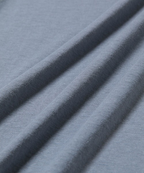 ADAM ET ROPE'(アダムエロペ)の「【YLEVE 】ORGANIC COTTON BREND JERSEY TOPS(Tシャツ)(Tシャツ/カットソー・レディース・ブラック/グレー/イエロー・1)」の8枚目の写真