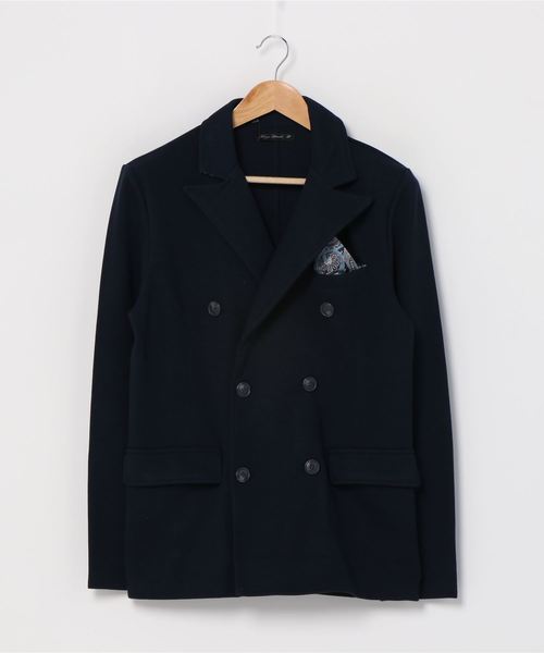 ONE DAY KMC (ワンデイケーエムシー)の「カルゼ ダブルテーラードJK(テーラードジャケット・メンズ・ネイビー/杢グレー/ブラック・MEDIUM/LARGE)」の3枚目の写真