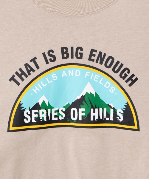 WEGO（ウィゴー）の「WEGO/マウンテンモチーフロンT（Tシャツ/カットソー・メンズ・ホワイト/ベージュ・LARGE/MEDIUM/SMALL）」の10枚目の写真