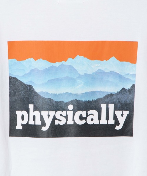 WEGO（ウィゴー）の「WEGO/マウンテンモチーフロンT（Tシャツ/カットソー・メンズ・ホワイト/ベージュ・LARGE/MEDIUM/SMALL）」の6枚目の写真