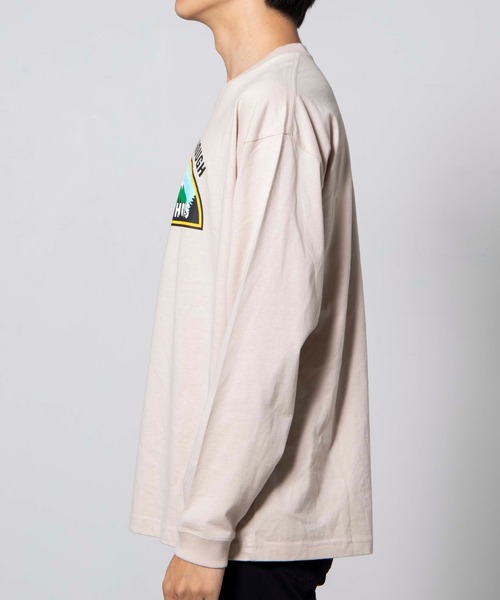 WEGO（ウィゴー）の「WEGO/マウンテンモチーフロンT（Tシャツ/カットソー・メンズ・ホワイト/ベージュ・LARGE/MEDIUM/SMALL）」の17枚目の写真