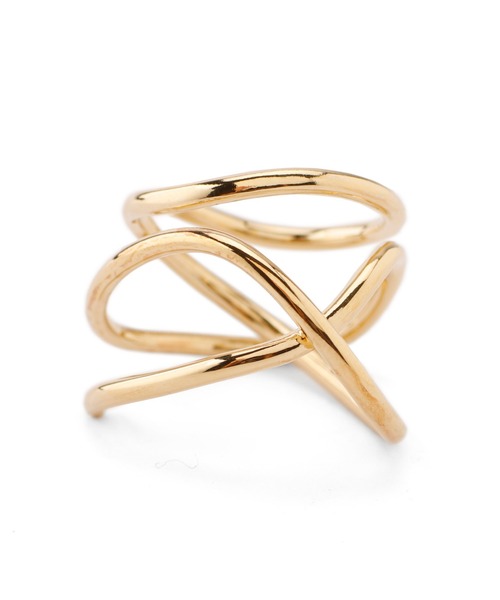 ANEMONE（アネモネ）の「変形ウェーブラインリング（リング・レディース・シルバー/ゴールド・FREE）」の4枚目の写真