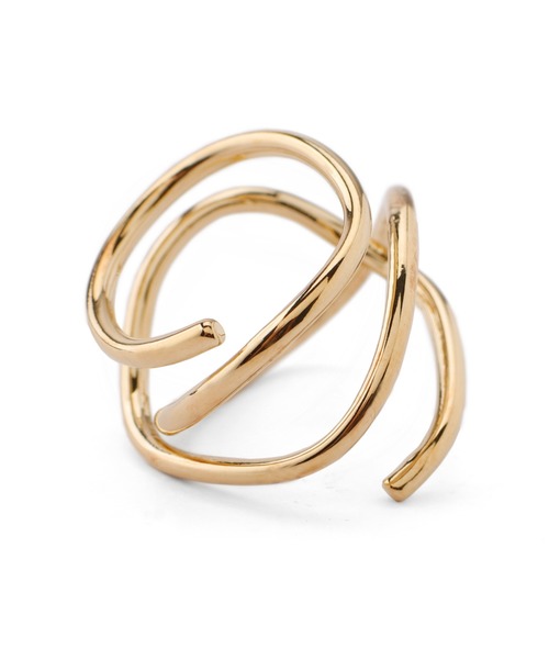 ANEMONE（アネモネ）の「変形ウェーブラインリング（リング・レディース・シルバー/ゴールド・FREE）」の6枚目の写真