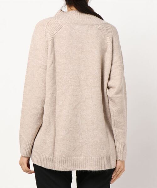 n'ee-ne(ネーネ)の「7G ブークレ スタンドネックニット(ニット/セーター・レディース・ベージュ/ブラウン/グレー・L/M)」の18枚目の写真