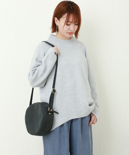 n'ee-ne(ネーネ)の「7G ブークレ スタンドネックニット(ニット/セーター・レディース・ベージュ/ブラウン/グレー・L/M)」の20枚目の写真