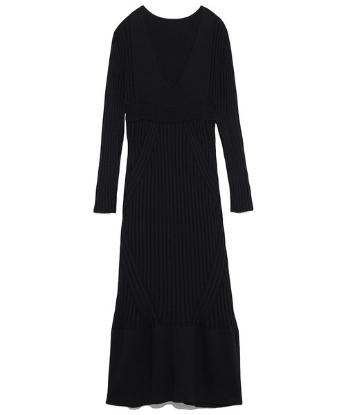 ワンピースリブニットワンピース ワンピース Styling スタイリング のファッション