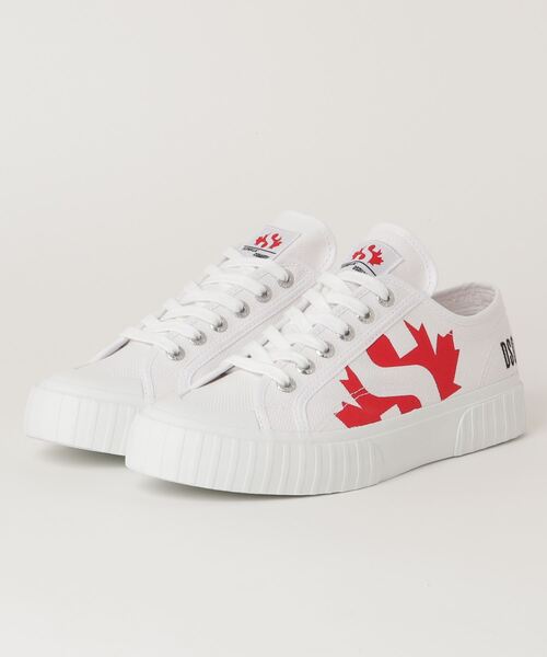 DSQUARED2 ホワイト/レッド スニーカー 楽天市場】ディースクエアード DSQUARED2 メンズ 靴 スニーカー