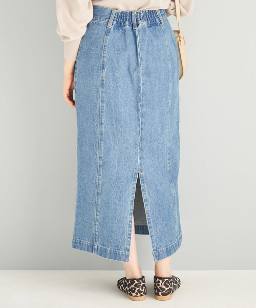 ROPE' PICNIC（ロペピクニック）の「【emur】デニムデザインロングスカート（デニムスカート・レディース・ブルー系その他4/ダークブラウン・40/38）」の17枚目の写真