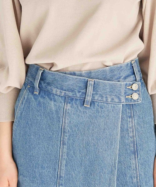 ROPE' PICNIC（ロペピクニック）の「【emur】デニムデザインロングスカート（デニムスカート・レディース・ブルー系その他4/ダークブラウン・40/38）」の18枚目の写真