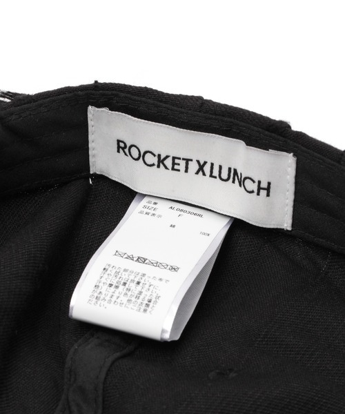 ROCKET x LUNCH(ロケットアンドランチ)の「The Rocket/TEXTURE BALL CAP 2929042(キャップ・レディース・ボルドー/ブラック・FREE)」の8枚目の写真