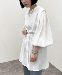 apres jour mignon | バンドカラーチュニックブラウス【ZOZOTOWN限定アイテム】(シャツ/ブラウス)