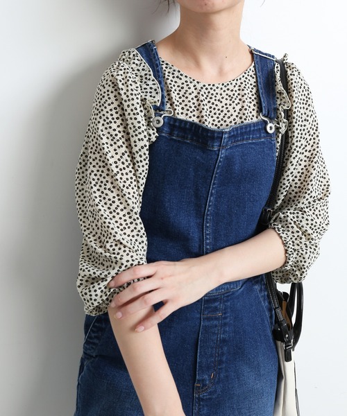 SLOBE IENA（スローブイエナ）の「フラワープリントブラウス