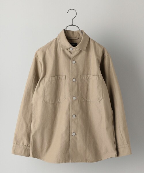 SHIPS(シップス)の「SHIPS: ミリタリー ユーティリティ ジャケット 21SS(ブルゾン・メンズ・ブラック/ベージュ/オリーブ・SMALL/MEDIUM/LARGE/X-LARGE)」の1枚目の写真