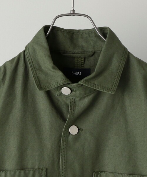 SHIPS(シップス)の「SHIPS: ミリタリー ユーティリティ ジャケット 21SS(ブルゾン・メンズ・ブラック/ベージュ/オリーブ・SMALL/MEDIUM/LARGE/X-LARGE)」の5枚目の写真