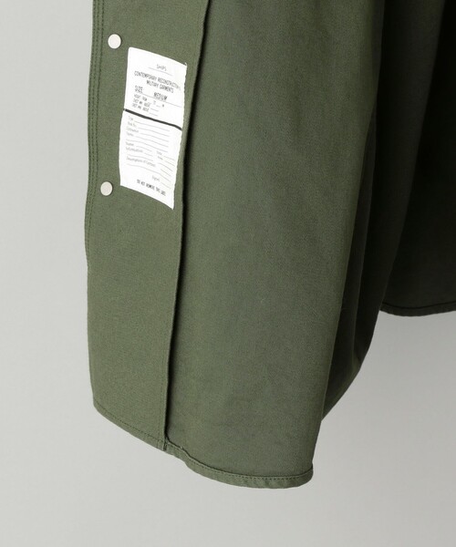 SHIPS(シップス)の「SHIPS: ミリタリー ユーティリティ ジャケット 21SS(ブルゾン・メンズ・ブラック/ベージュ/オリーブ・SMALL/MEDIUM/LARGE/X-LARGE)」の7枚目の写真