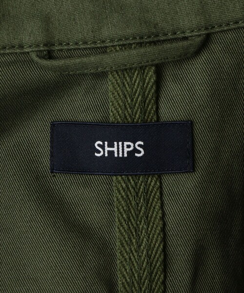 SHIPS(シップス)の「SHIPS: ミリタリー ユーティリティ ジャケット 21SS(ブルゾン・メンズ・ブラック/ベージュ/オリーブ・SMALL/MEDIUM/LARGE/X-LARGE)」の8枚目の写真