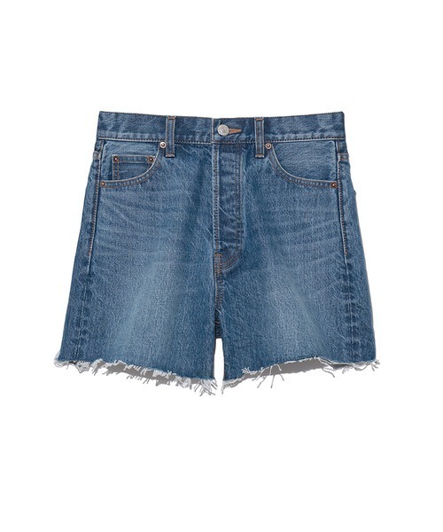 Mila Owen（ミラオーウェン）の「カットオフデニムショートパンツ（デニムパンツ・レディース・ライトグレー/ブラック/ブルー・1/0）」の9枚目の写真