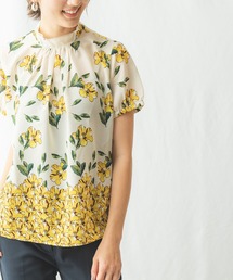 NARACAMICIE | グラデーションフラワー半袖プルオーバー(シャツ/ブラウス)