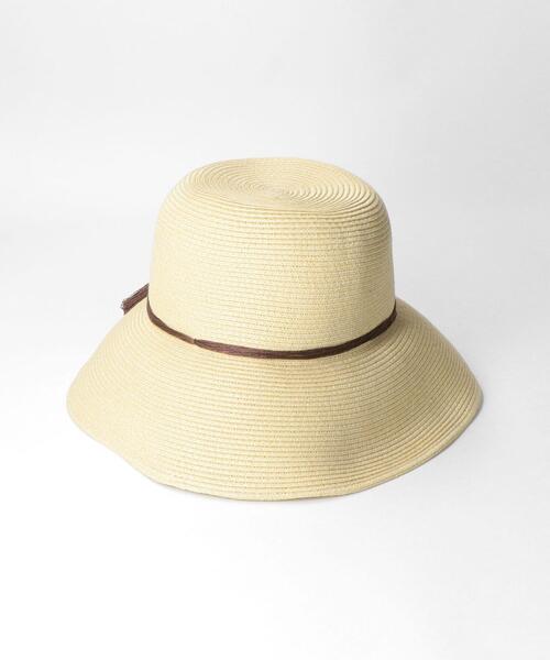 THE STATION STORE(ザ ステーション ストア)の「<closet story>タッセル ウォッシャブル ハット(ハット・レディース・ベージュ/ナチュラル・FREE)」の4枚目の写真