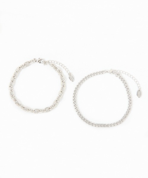 LOWRYS FARM（ローリーズファーム）の「２本セットアンクレット　946156（アンクレット・レディース・シルバー/ゴールド/シルバー系その他・FREE）」の4枚目の写真