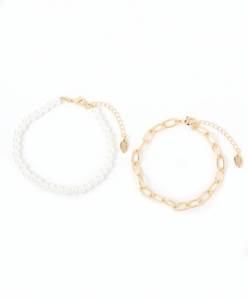 LOWRYS FARM（ローリーズファーム）の「２本セットアンクレット　946156（アンクレット・レディース・シルバー/ゴールド/シルバー系その他・FREE）」の5枚目の写真