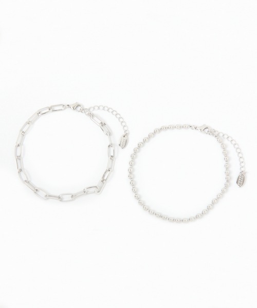 LOWRYS FARM（ローリーズファーム）の「２本セットアンクレット　946156（アンクレット・レディース・シルバー/ゴールド/シルバー系その他・FREE）」の6枚目の写真