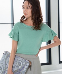 Andemiu | 【顔診断CURVE】ソデフリルニット937949(ニット/セーター)