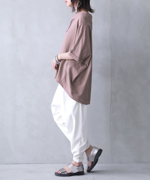 osharewalker(オシャレウォーカー)の「【廃盤】『ゆるハイネックドルマンスウェット』(スウェット・レディース・ブラック/ラベンダー・FREE)」の20枚目の写真