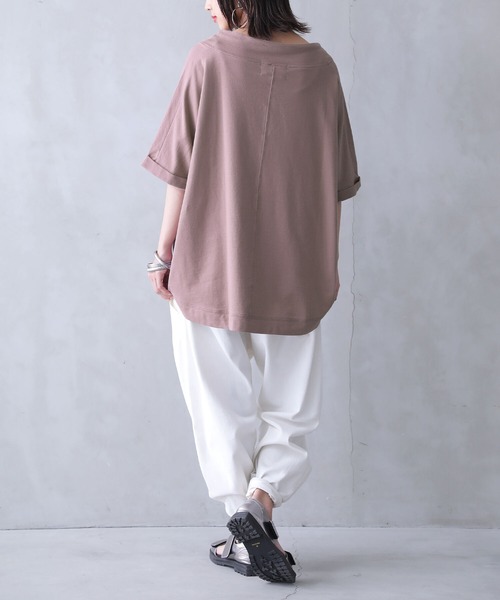 osharewalker(オシャレウォーカー)の「【廃盤】『ゆるハイネックドルマンスウェット』(スウェット・レディース・ブラック/ラベンダー・FREE)」の21枚目の写真