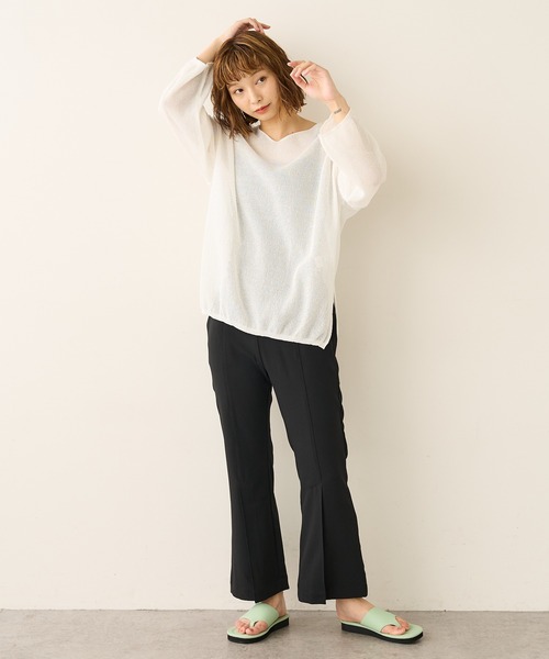 Lui's（ルイス）の「トングサンダル（サンダル・レディース・ブラック/ホワイト/ミント・24.5/23.5/24.5cm/23.5cm）」の5枚目の写真