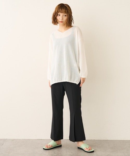 Lui's（ルイス）の「トングサンダル（サンダル・レディース・ブラック/ホワイト/ミント・24.5/23.5/24.5cm/23.5cm）」の22枚目の写真