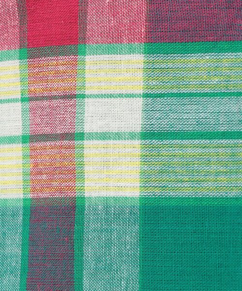 The Bagmati(ザバグマティ)の「【SHIPS any別注】The Bagmati:チェック マルシェバッグ(トートバッグ・レディース・ピンク系その他/ライトグリーン/ブルー・ONE SIZE)」の9枚目の写真