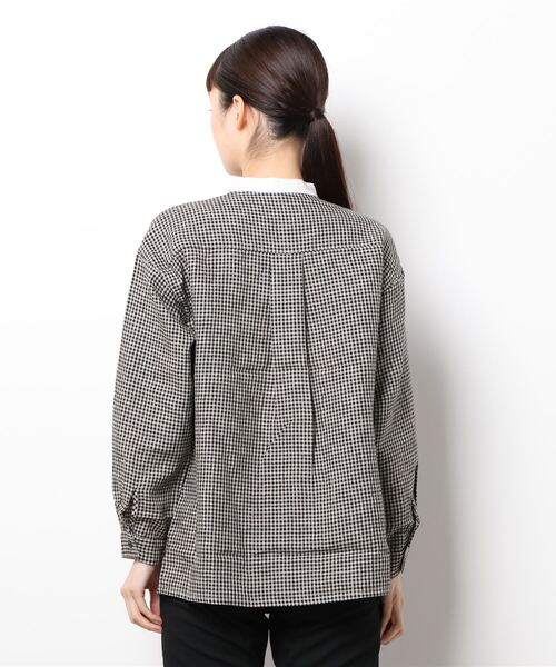 salle de bal（サルデバル）の「【 HEAVENLY / ヘヴンリー 】 リネンバンドカラーブラウス シャツ Linen Cleric BandCollar Shirt 2147082（シャツ/ブラウス・レディース・その他1・FREE）」の3枚目の写真