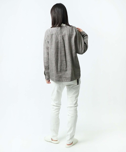 salle de bal（サルデバル）の「【 HEAVENLY / ヘヴンリー 】 リネンバンドカラーブラウス シャツ Linen Cleric BandCollar Shirt 2147082（シャツ/ブラウス・レディース・その他1・FREE）」の6枚目の写真