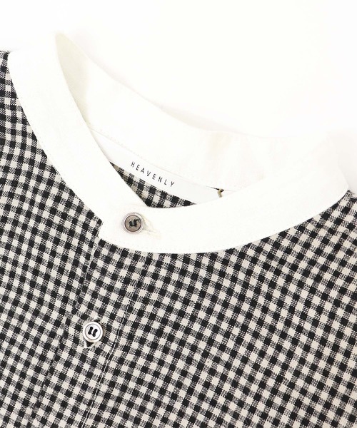 salle de bal（サルデバル）の「【 HEAVENLY / ヘヴンリー 】 リネンバンドカラーブラウス シャツ Linen Cleric BandCollar Shirt 2147082（シャツ/ブラウス・レディース・その他1・FREE）」の9枚目の写真