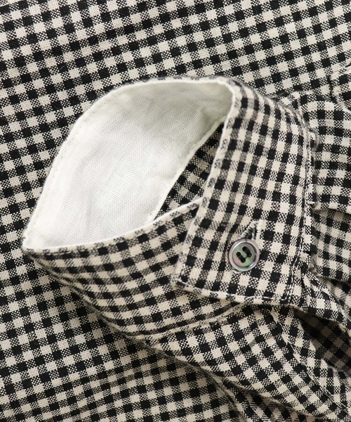 salle de bal（サルデバル）の「【 HEAVENLY / ヘヴンリー 】 リネンバンドカラーブラウス シャツ Linen Cleric BandCollar Shirt 2147082（シャツ/ブラウス・レディース・その他1・FREE）」の10枚目の写真