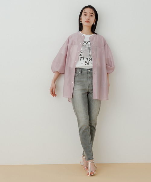 ADAM ET ROPE'(アダムエロペ)の「フォトプリント半袖Tシャツ(Tシャツ/カットソー・レディース・ホワイト/ホワイト系その他・FREE)」の16枚目の写真