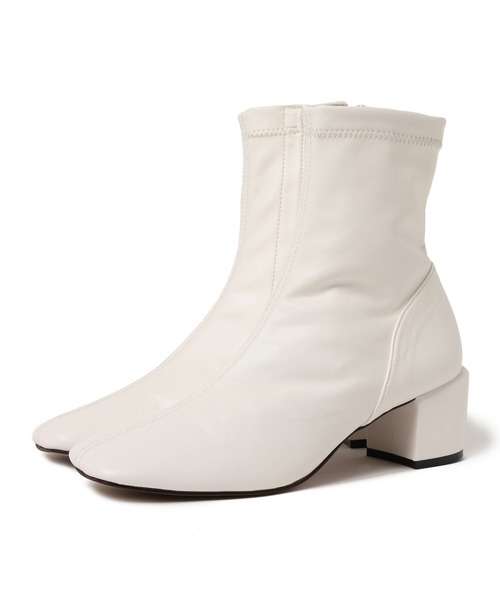 Ray BEAMS（レイビームス）の「Ray BEAMS / ストレッチ ブーツ（ブーツ・レディース・ホワイト/ブラック・23/24/25/24.5/23.5）」の6枚目の写真