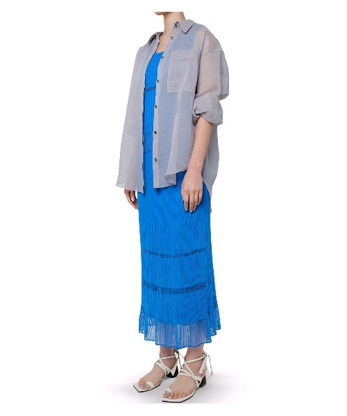 LE CIEL BLEU（ルシェルブルー）の「Transparent Long Knit