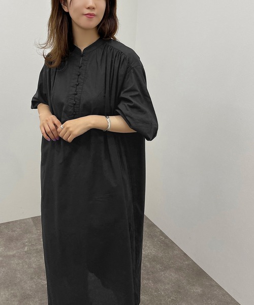 apres jour mignon(アプレジュールミニョン)の「コットンロングボイルワンピース 【ZOZOTOWN限定アイテム】(ワンピース・レディース・ダークパープル/ダークブルー/ブラック・フリー/X-LARGE)」の11枚目の写真