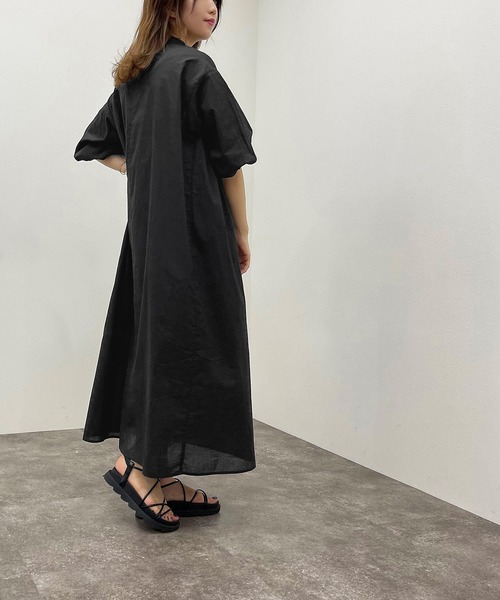 apres jour mignon(アプレジュールミニョン)の「コットンロングボイルワンピース 【ZOZOTOWN限定アイテム】(ワンピース・レディース・ダークパープル/ダークブルー/ブラック・フリー/X-LARGE)」の15枚目の写真
