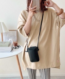 Java | 《JaVaジャバ コラボ》ゆるっとカジュアル。綿100％切替えビッグシルエットTee(Tシャツ/カットソー)