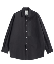 SHAREEF | SHADOW STRIPE L/S SHIRTS(シャツ/ブラウス)