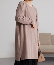 ぬくぬくあったか!シンプルチュニックワンピ