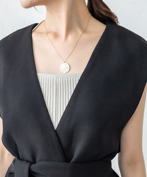 mystic（ミスティック）の「ベルト付ジレ（ベスト・レディース・アイボリー/ブラック/ブルー・FREE）」の18枚目の写真