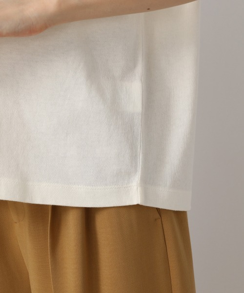 LOWRYS FARM（ローリーズファーム）の「カレッジロゴＴＳＳ　956628（Tシャツ/カットソー・レディース・アイボリー/オフホワイト/チャコールグレー/グリーン・FREE）」の11枚目の写真