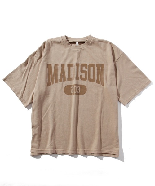 INASTUDIOS ZOO(イーナストゥディオスズー)の「「INASTUDIOS SELECT」カレッジプリントTシャツ(Tシャツ/カットソー・メンズ・ネイビー/キナリ/ホワイト系その他/グリーン系その他/ワインレッド/ベージュ系その他/レッド系その他/ベージュ/チャコール/グレー系その他/ブルー系その他/オリーブ・MEDIUM/X-LARGE/LARGE)」の7枚目の写真