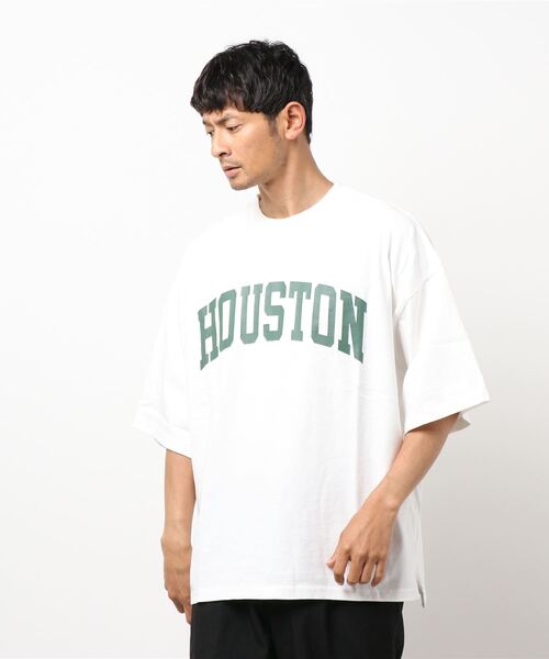 INASTUDIOS ZOO(イーナストゥディオスズー)の「「INASTUDIOS SELECT」カレッジプリントTシャツ(Tシャツ/カットソー・メンズ・ネイビー/キナリ/ホワイト系その他/グリーン系その他/ワインレッド/ベージュ系その他/レッド系その他/ベージュ/チャコール/グレー系その他/ブルー系その他/オリーブ・MEDIUM/X-LARGE/LARGE)」の21枚目の写真